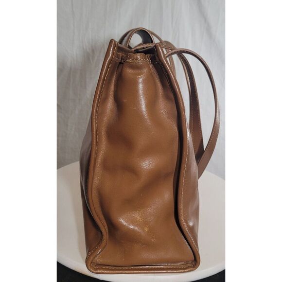 Cole Haan Leather Tote/Shoulder Bag - Tan - Picture 4 of 10